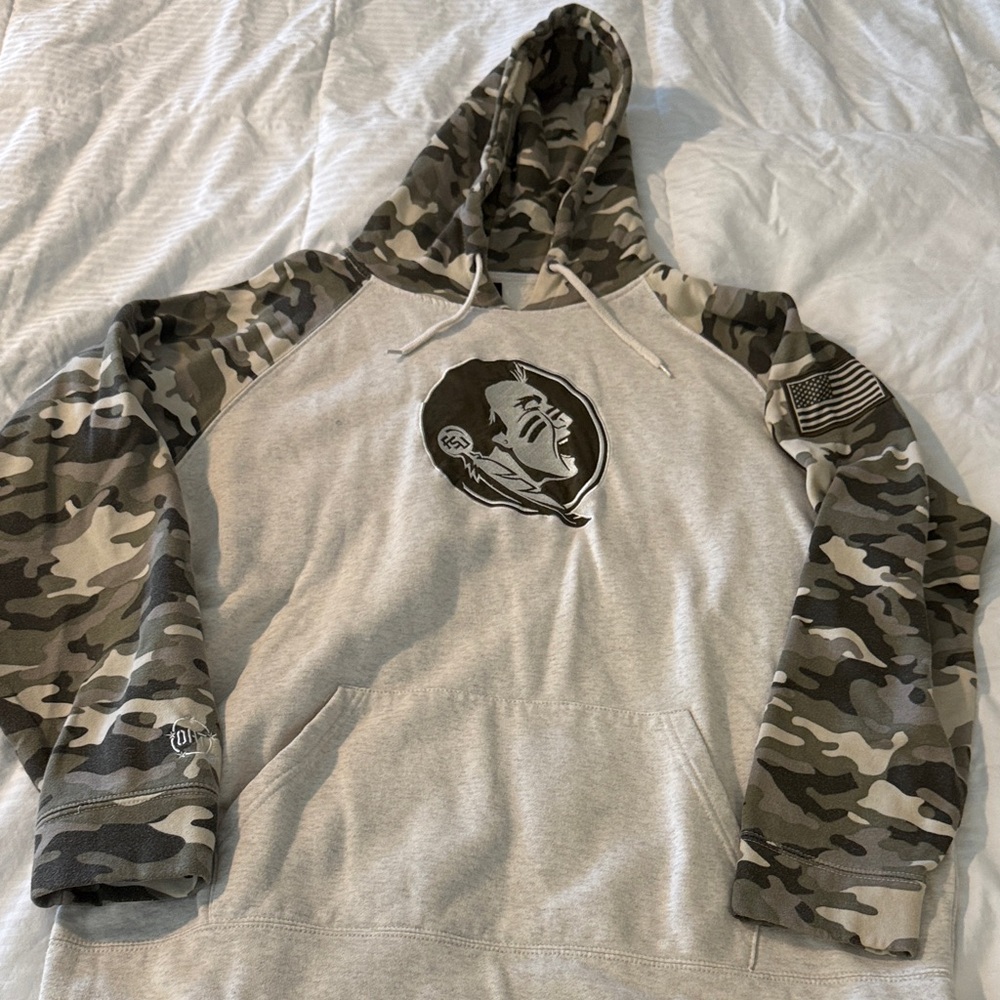 2xl Colosseum Florida State Seminoles  Camouflage Hoodie